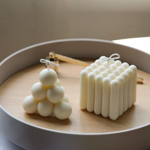 Multi-style DIY Candle Mold Soy Wax Silicone Candles Molds Aromatherapy Molds Plaster Crafts 3D Handmade Soy Aroma Wax Soap Mold