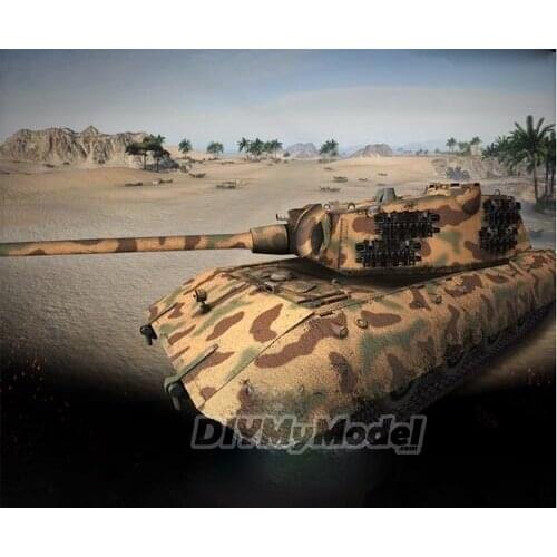 DIYMyModeI No995 E100 tank DIY Handcraft Paper Model KIT Handmade Toy Puzzles Gift Movie props