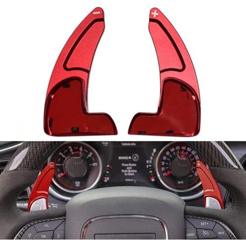 Car Steering Wheel Shift Paddle Extended Shifter Trim Cover for Dodge Challenger 2015-2020 Car Interior Decoration Accessories