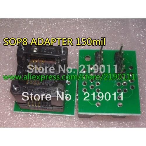 New Hot 1 pcs SOP8 to DIP8 EZ Programmer Adapter Socket Converter Module With 150mil