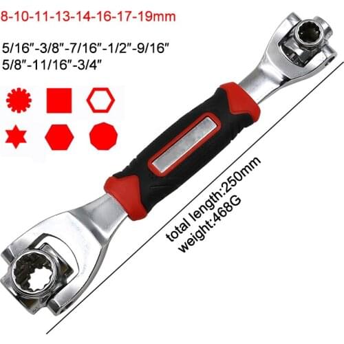 Rotatable 48-in-one Socket Wrench Tool Socket and Spline Bolt Torx 360 Degrees 6 Points General Furniture Car Repair