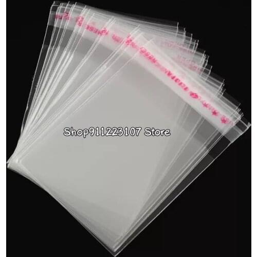 Transparent Plastic Bag Cello Poly Packaging OPP Cellophane Poly Bags for Candy Cookie Pastry Soap Candle Gift Wrapping