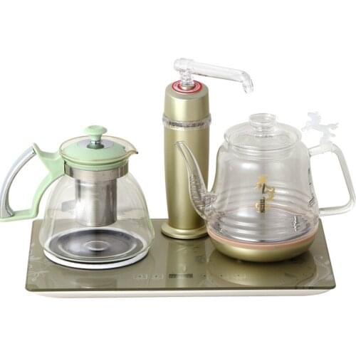 Electric kettle glass electric set with a kettle for for tea