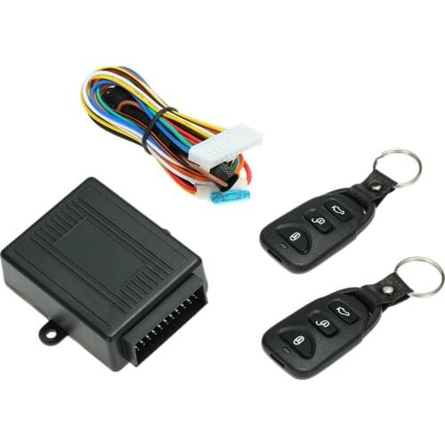 Universal Car Door Lock Keyless Entry System with Trunk Release Button Remote Central Control Box Kit