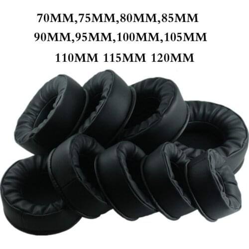 General Replacement Earpads 70mm 80mm 85mm 90mm 100mm105mm Soft Protein Skin Memory Foam Ear Pads Cushion for Sony Ath Akg Razer