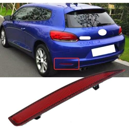 Lofty Richy Auto Rear Bumper Reflector Warning Light Strip Cover Bar for VW Scirocco R R-Line 2011 2012 2013 2014 2015 1K8945105