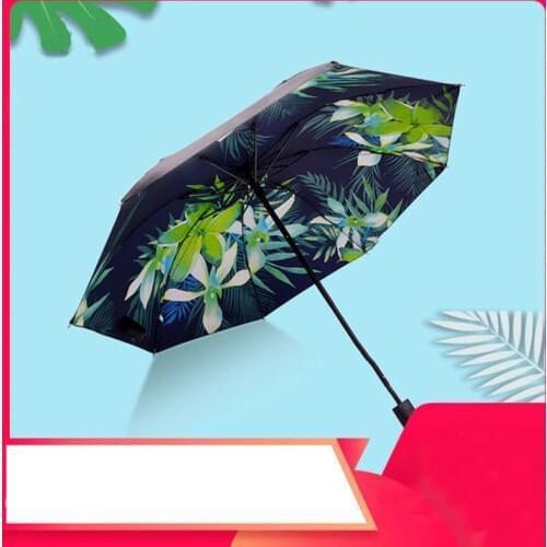 YADA INS Green Leaves Umbrella Rain Women uv Protection Leaf Umbrella For Men Women Windproof Foldable Umbrellas Female YS200044