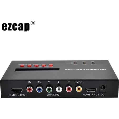 1080P HD Windows OBS Live Streaming Game Video Capture Recorder HDMI/Ypbpr/CVBS for XBOX One/360/PS4/TV STB Box w/ time schedule