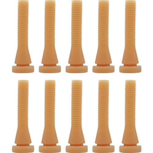 10PCS Poultry Rubber Rod 6cm Chicken Pigeon Quail Rubber Plucking Fingers Plucker Rod Plucking Fingers Removal Machine Stick