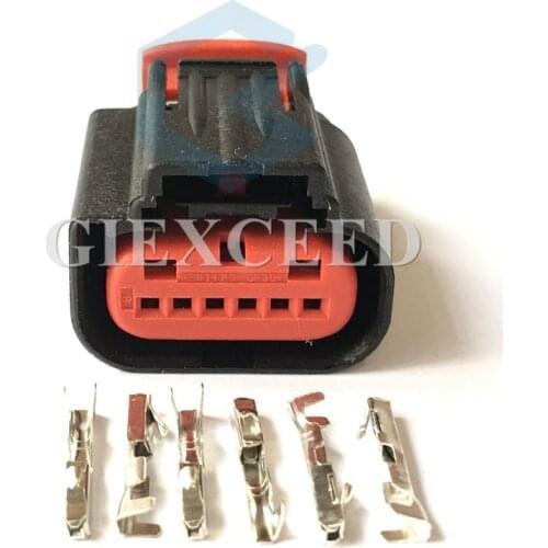 2 Sets 6 Pin 1438153-5 Accelerator Pedal Position Sensor Throttle Pedal Automobile Connector For FORD