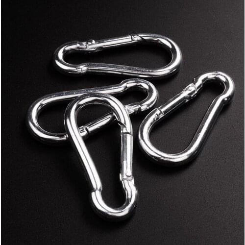 2PCS Aluminum Gourd Type Carabiner Spring Clip Keychain Hook For Home Outdoor Camping Hiking Traval Fishing Backpack Bottle