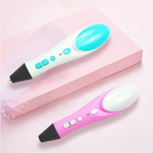 New Arrival 3D Pen 2021 3D Printing Pen 3D Pencil PLA Filament 1.75mm Handmade Educational Toys For Girls Boys Kids Gift