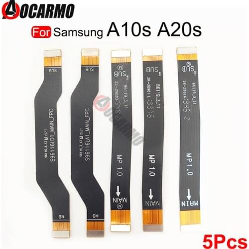 5Pcs/Lot For Samsung Galaxy A10S A20S A20s M12 M14 M16 Main Board Motherboard Connector Flex Cable Replacement Parts