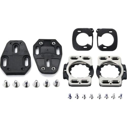 1Set Cycling Cleats + Cleat Covers Road Bike Cleats & 1Pair Of Self-Locking Bicycle Pedal For Speedplay Zero Pedal