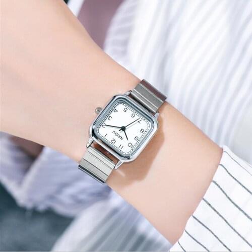 2021 New Arrival Simple Silver Women Watches Luxury Brand Stainless Steel Ladies Fashion Minimalist Female Quartz Clock Relojes