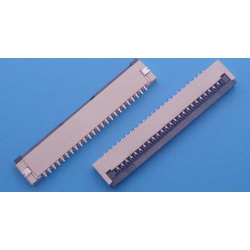 FPC FFC flat cable connector socket 24pin 1.0mm Pitch for Laptop keyboard interface