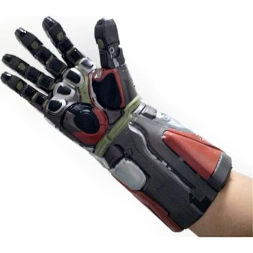 Hotsale Luxury 1:1 PVC LED Light Gauntlet Infinity Gauntlet Armor Cosplay Gloves Props