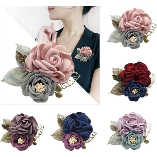 Korean Brooch Pin Lapel Pin Bridesmaid Corsage Boutonniere Party Dress Decor