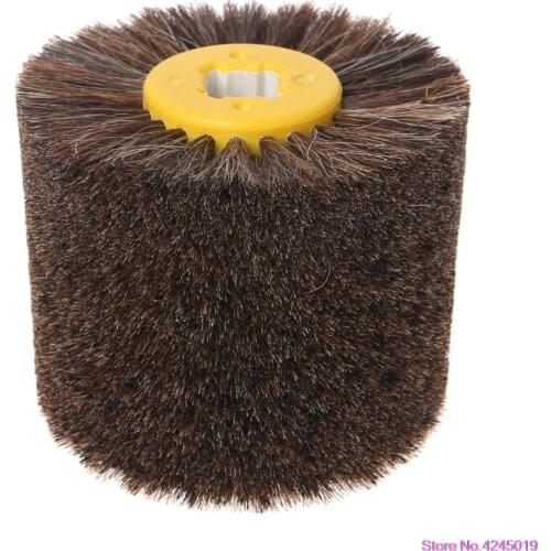 New Deburring Horsehair Round Brush Head Polishing Grinding Buffing Wheel Woodworks