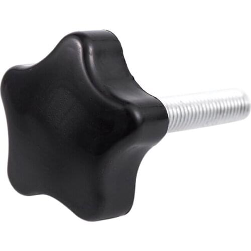 M8 x 40mm Screws Star head Wing screw Clamp knob handle black