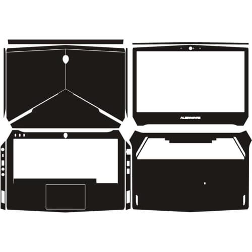 KH Laptop Sticker Skin Decals Cover Protector Guard for Dell AlienWare M13X 2015