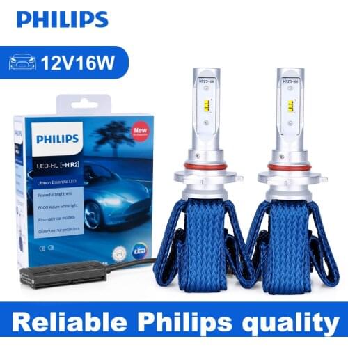 Philips H4 LED H7 H11 9005 9006 9012 HIR2 lampe led Ultinon Essential bulb of cars 6000K White Headlight HB4 HB3 Fog Lights