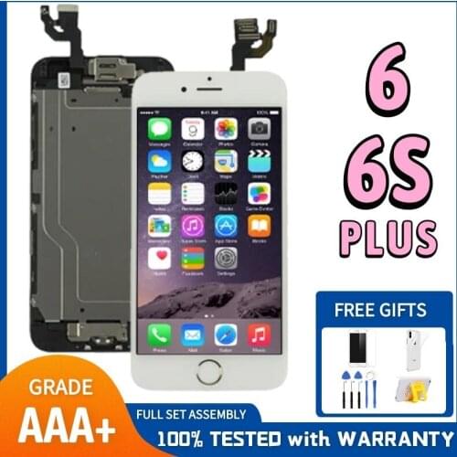 Full Set LCD For iPhone 6 6S Plus 6P 6SP Screen Replacement For iPhone 5S 6P 6SP Complete Display 3D Touch Digitizer with Camera