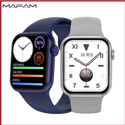 MAFAM IWO DT100 Pro Smartwatches 1.75 inch Men Wireless Charging Smart Watch Women BT Call IP68 Fitness Watches PK HW22 IWO13