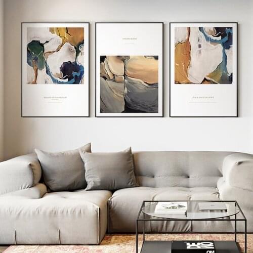 Modern abstract painting wall Art Posters and Prints Canvas Painting Nordic Wall Pictures for Living Room Home Decor Minimalist
