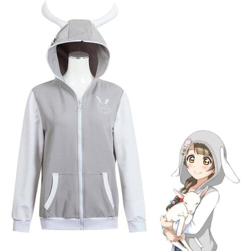 Love Live Hoodies Sweatshirts Anime LoveLive Cosplay Costume Minami Kotori Hooded Coat Nishikino Maki Jackets Uniform Women Girl
