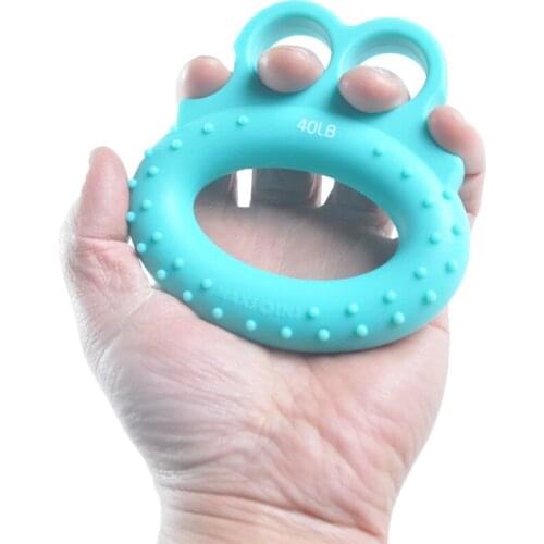 Hand Grip Strengthener Silicone Resistance Bands Muscle Stretcher-Exercise Forearm Wrist Training Carpal Finger Pow Expander