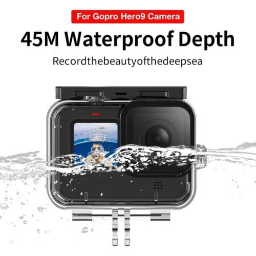 Underwater Waterproof Case Diving Protective Shell For Gopro Hero9 Action Camera Housing Frame For Gopro Hero9 Sports Camera