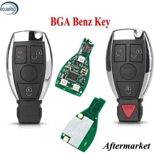 3/4 Button Smart Remote Key BGA NEC For Mercedes Benz A B C E S Class W203 W204 W205 W210 W211 W212 W221 W222 315/433 MHz
