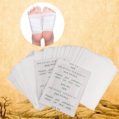 100pcs/lot Kinoki Detox Foot Pads Wormwood Patches (Patches+ Adhersives) Sleep Slimming Toxin Feet Pads Dispel Dampness Stick
