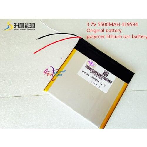 3.7V 419594 5500mAh p85 original dual-core tablet battery cell three line battery