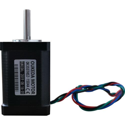 35 stepper motor, body 52, NEMA14 MOTOR 1.5A 0.4Nm, 35BYG52
