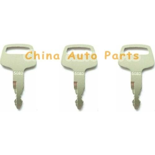 5080 069027029 For Marooka Excavator Heavy Equipment Ignition Key 3pcs