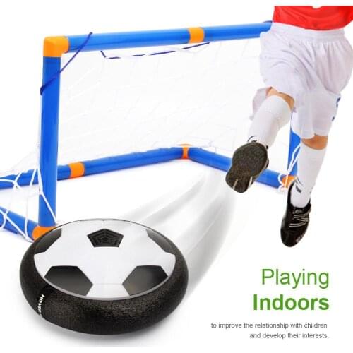 8pcs/set Novelty Air Suspended Football Floating Children Fllashing Sport Toy Hovering Multi-surface Indoor Gliding Football