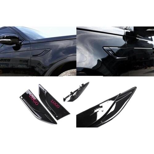 For Land Rover Discovery 5 2017 2018 Acessories Car Front Fender Decoration Side Air Vent Nozzle Cover style Sticker