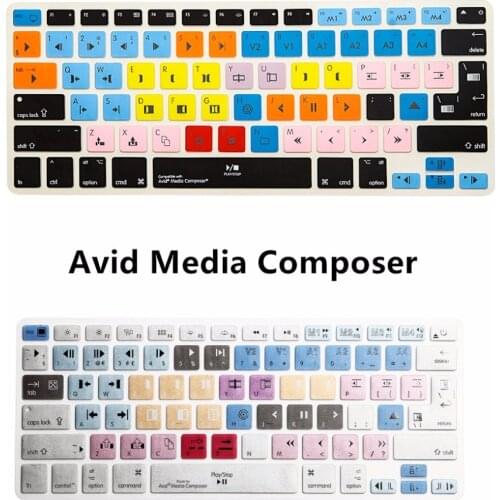 Avid Media Composer Shortcut Keyboard Screen Skin Cover For iPhone iMac ,Macbook Pro Air retina 13 15 KC_A1278