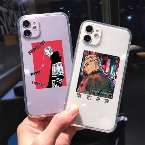Tokyo Revengers Anime Phone Cases for Iphone 12 12 Pro MAX 11 XR X XS 7 8 Plus 6 SE20 Manjiro Ken Takemichi Hinata Atsushi Cover