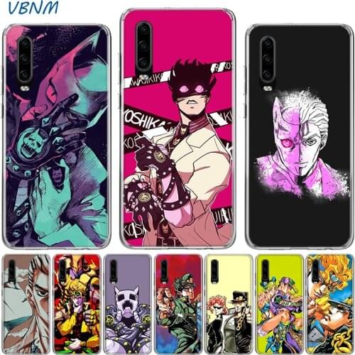 Anime JoJo Killer Queen Case For Huawei P40 P30 P20 Mate 40 30 20 10 P10 Pro+ lite P Smart 2020 Z Plus + 2019 2018