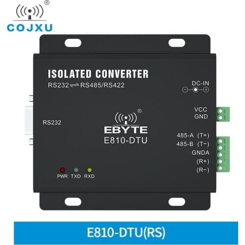 COJXU Industrial Grade Super Cost-effective Isolated Bidirectional Converter E810-DTU(RS) Combined EIA / TIA Aluminum Shell