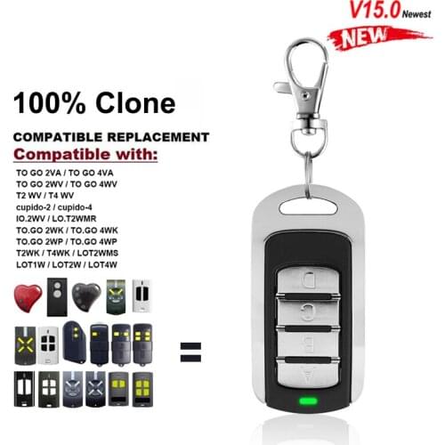 Garage Remote 287MHz 310MHz 390MHz 433MHz Multifrequency Transmitter BENINCA Remote Control Replacement For Gate BENINCA Command