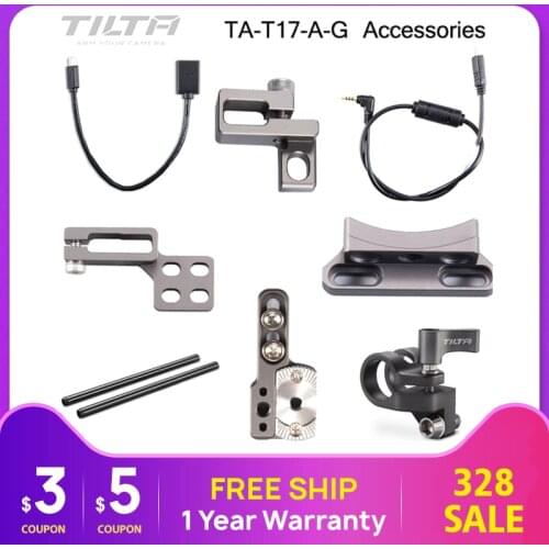 Tilta TA-T17-A-G Cage accessorie for SONY A7/A9 Single Rod Holder HDMI Clamp Attachment Run/Stop HDMI Cable - Compatible CAGE