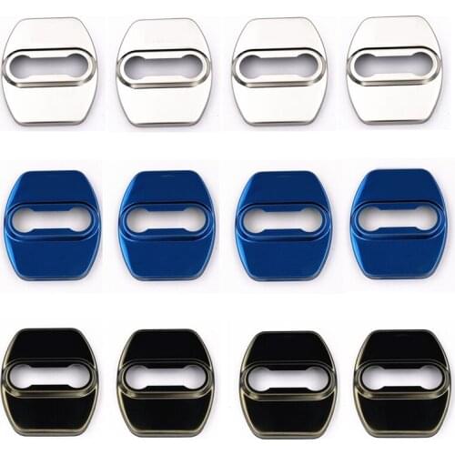 Car Door Lock Cover Stainless Steel Door Lock Cover Car Interior Parts for Hyundai Ix25 Name Map Sonata IX Lead Acceptance