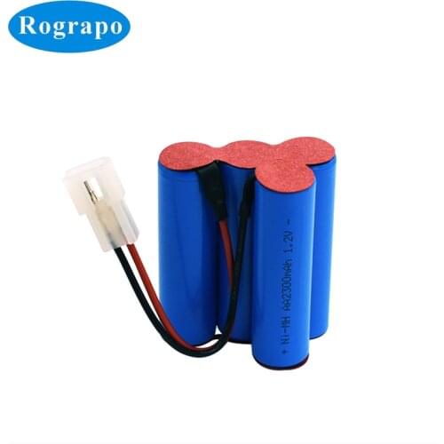 New Battery Pack For Philips FC6126 Hand-held Vacuum Cleaner Accumulator 4.8V 2300mAh Replacement Batterie 2-wire Plug