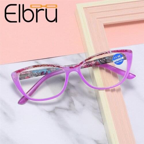 Anti Blue Light Reading Glasses Women Clear Flower Printed Presbyopia Eyewear Reading Glasses +1.0 +1.5 +2.0 +2.5 +3.0 +3.5