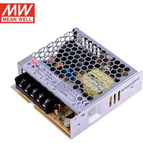 Original MEAN WELL LRS-75-36 Switching Power Supply 110V/220V AC to 36V DC 2.1A 75W Meanwell Power Unit PSU