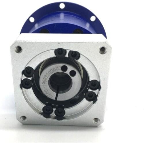 Ratio 25:1 Flange Output Gearbox Helical Gear Planetary reducer 5arcmin 11mm Input for 0.2kw 0.4kw 60mm Servo Motor CNC